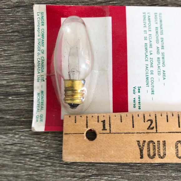 Vtg NOS Singer Sewing Machine Light Bulb - Picture 8 of 8